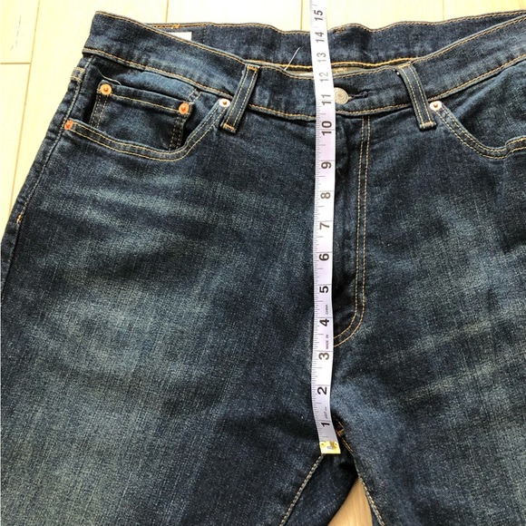 Levi’s Dark Wash Straight Jeans 36x32 - Picture 12 of 13